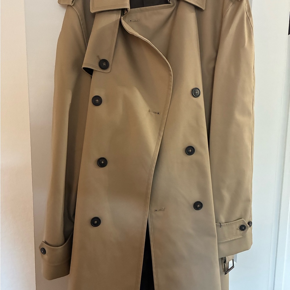Men’s Mango Tan Trench Coat New with tags XXL